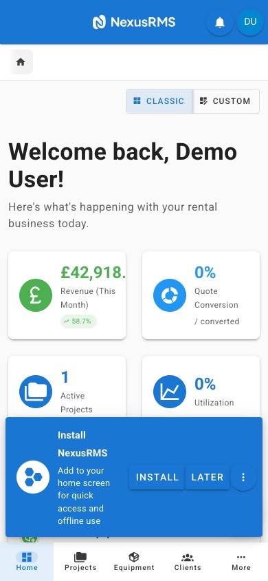 Mobile App for Small Business